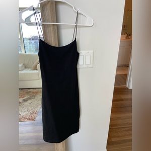 Zara Black Bodycon Mini Dress (NWT)!!